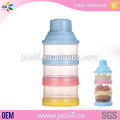 Baby food box transparent colorful pp milk powder container